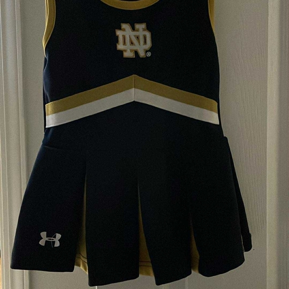 Under Armour Other - Under Armour Navy and Gold Cheer Dress